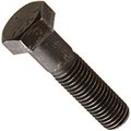 Newport Fasteners Grade 5, 1/4"-28 Hex Head Cap Screw, Plain Steel, 5 in L, 50 PK 114773-50